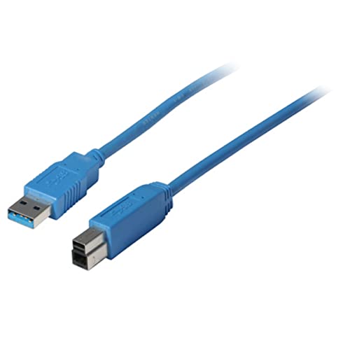 S-Conn 5 m USB 3.0 A – USB 3.0 B 5 m USB A USB B blau von Helos