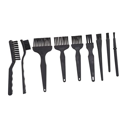 Hemobllo 11-Teiliges Set Antistatische Bürste Reinigung Antistatische Telefonbürste Keyboard Cleaning Brush antistatischer Pinsel CPU-Antistatikbürste Mainboard-Bürste Plastik Black von Hemobllo