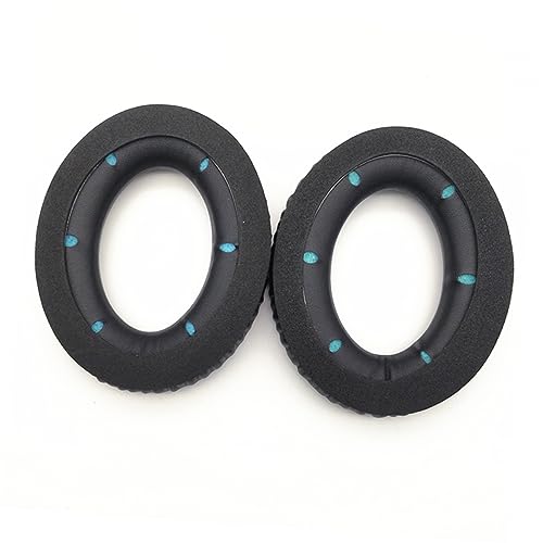 Hemobllo 2St Ersatz-Ohrpolsterkissen kopfhörer schutzüberzüge kopfhörer schutzüberzug Headphone Ear pad Headphone earpads kopfhörer zubehör Ohrpolster aus Leder Kissen für Ohrpolster Black von Hemobllo