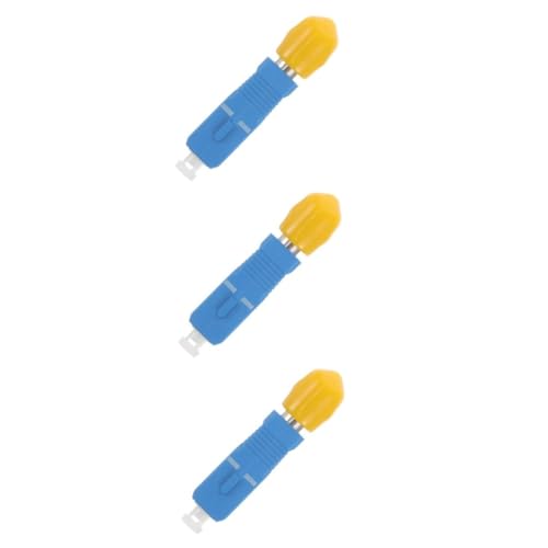 Hemobllo 3st Glasfaseradapter Optisches Ausrüstungswerkzeug Optischer Leistungsmesser Hybrid-adapter-konverter Glasfaser-extender Visueller Fehlersucher Lwl-anschlüsse Keramik von Hemobllo