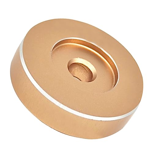 Hemobllo 45 7 Vinyl-Plattenspieler-kuppel Verstärker Adapter Für Plattenspieler Aufzeichnen Drehscheibe Adapter Für Schallplattenspieler U/min Drehteller Aluminium Golden von Hemobllo