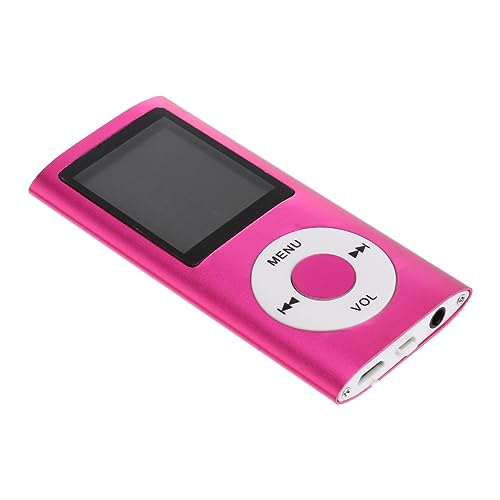 Hemobllo Fotobetrachter Cd-Player Tragbar Persönlicher Cd-Player Mp3-cd-player Mp3-player Mp3 Spieler Mp3 Musikspieler Digitaler Spieler Mp4 Player Mp3-musikplayer Rosa von Hemobllo