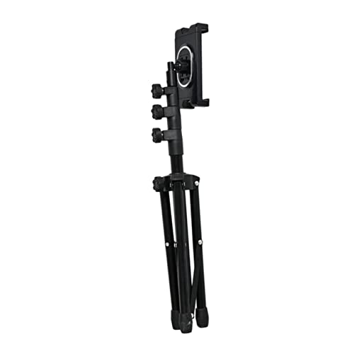 Hemobllo Telefon- -Halterung handyhalterung Tripod Handy-stativ Praktischer Handyhalter stativ für Handy Notebook Halter dreibein Gestell pc Stand Laptophalter Computerhalterung Black von Hemobllo