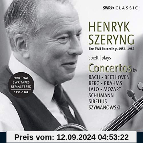 Henryk Szeryng Spielt Violinkonzerte [5CD-Box] von Henryk Szeryng