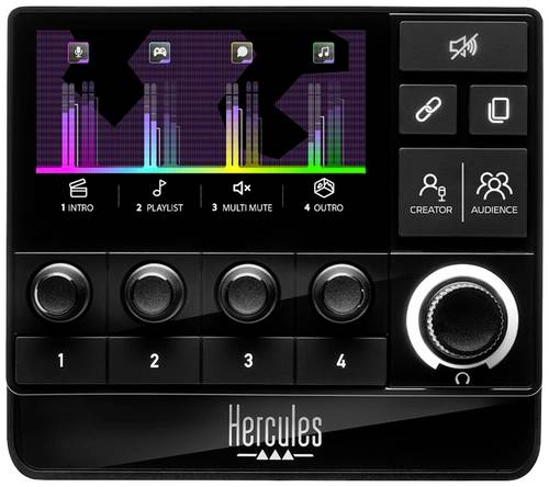 Hercules Audio Controller Stream 200 XLR Mikrofon Mischpult von Hercules