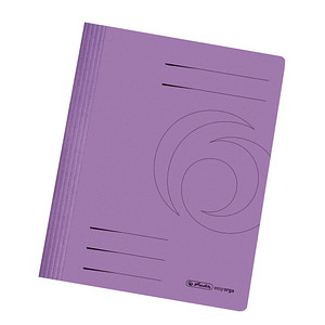 10 herlitz Schnellhefter Karton violett DIN A4 von Herlitz