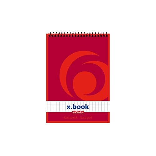 Herlitz 110635 Spiralnotizblock A6, 50 Blatt 10 Stück von Herlitz