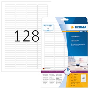 3.200 HERMA Dia-Etiketten 5071 weiß von Herma
