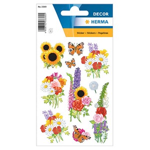 HERMA Aufkleber 3369 Blumen, 30 Etiketten von Herma