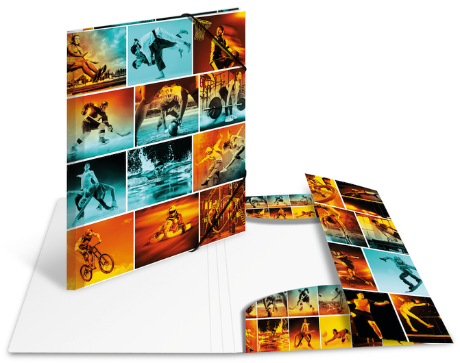 HERMA Eckspannermappe , Artline, , PP, DIN A3, Sports HERMA Eckspannermappe , Artline, , PP, DIN A3, Sports von Herma