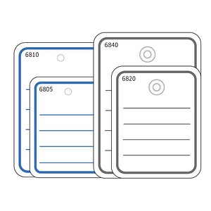 HERMA Hängeetiketten weiß 40,0 x 50,0 mm mit Öse und Faden, 1.000 St. von Herma