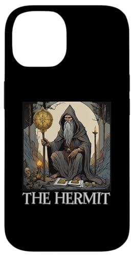 Hülle für iPhone 14 The Hermit Tarotkarte, The Hermit, Tarotkarten, Staying Home von Hermit Today Gone Tomorrow Gear