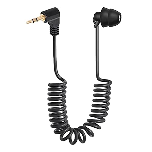 Hermosiey 3,5-Mm-Federkopfhörer Einseitige Kopfhörer Ohrhörer Kabelgebundenes Headset für Handy-MP3-Computer von Hermosiey