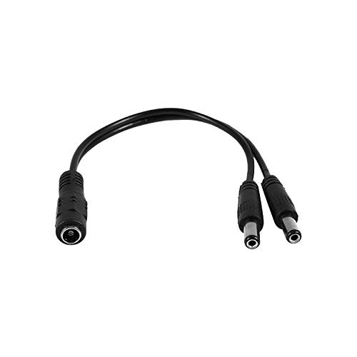 Hermosiey 5.5x2.1mm 1-2 M/F DC Power Splitter Kabel Fuer CCTV-Kamera von Hermosiey