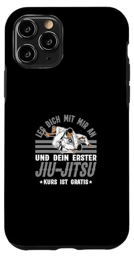 Hülle für iPhone 11 Pro Grappling Jiu Jitsu Dein Erster Jiujitsu Kurs Ist Gratis von Herren Brazilian Jiu Jitsu BJJ Geschenke
