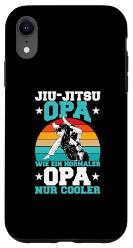 Hülle für iPhone XR Jiujitsu Opa Grappling Jiu Jitsu Lustiges Vatertag von Herren Brazilian Jiu Jitsu BJJ Geschenke