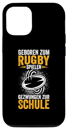 Hülle für iPhone 14 Rugby Spieler Lustiges Sport Geboren Zum Rugby Spielen von Herren Rugbyspieler Geschenke