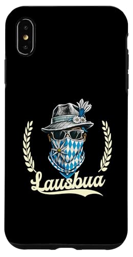 Hülle für iPhone XS Max Lausbua Kinder Trachten Lederhose Ersatz Lederhosn Volkfest von Herren Trachtenshirt Ersatz Shirt Bayrische Tracht