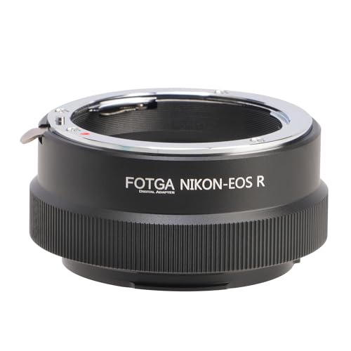 Hersmay Objektiv Mount Adapter Ring für Nikkor F Mount Objektiv auf EOS R Mount Kamera für Canon EOS R RP R3 R5 R5C R6 R6 Mark II R7 R8 R10 R50 Kamera von Hersmay