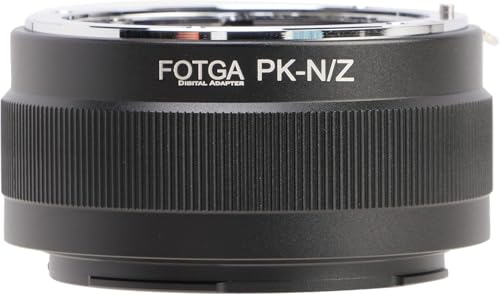 Hersmay PK-Nikn Z Objektivadapter für Pentax K Mount Objektiv für Nikon Z Mount Z8 Zf Zfc Z5 Z6 Z7 II Z6II Z7II Z9 Z50 Z30 Spiegellose DSLR Kamera von Hersmay