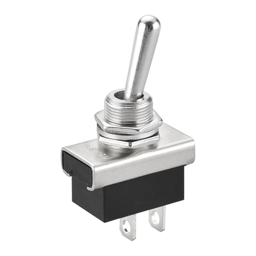 Heschen Metall-Kippschalter, KN3D-101, Kippschalter, 12V 25A, An/Aus, 2 Positionen, 2-polig, für Armaturenbrett Heschen Metall-Kippschalter, KN3D-101, Kippschalter, 12V 25A, An/Aus, 2 Positionen, 2-polig, für Armaturenbrett von Heschen