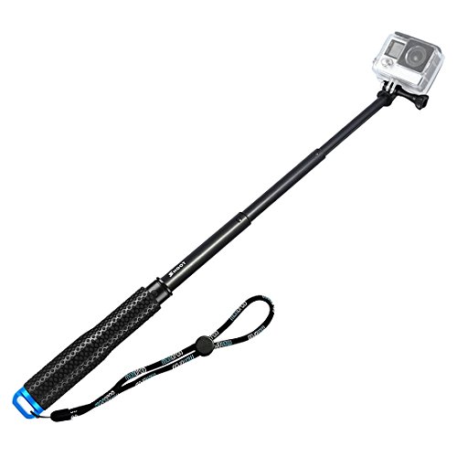 Hethlif 19 Ausziehbare Handheld Selfie Stick Teleskopstange Aluminiumlegierung Einbeinstativ FÜR Hero 5/4/3/3 SJ4000 SJ5000 SJ6000 Action-Kameras von Hethlif