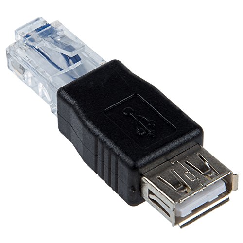 Hethlif USB A Buchse auf Stecker Ethernet RJ45 Stecker-Adapter Neu von Hethlif