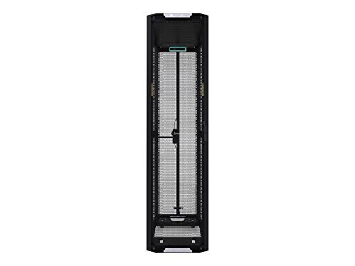 HPE 800 mm x 1075 mm G2 Enterprise Pallet Rack – Schwarz mit silbernen Tasten – 42 HE – 19 Zoll von Hewlett Packard Enterprise