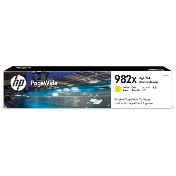 HP 982X original HC PageWide Tinte gelb - T0B29A von Hewlett Packard