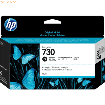 Hewlett Packard HP 730 DesignJet Druckerpatrone Fotoschwarz 130 ml von Hewlett Packard