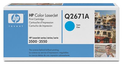 Toner für HP Q2671A (71A) Cyan von Hewlett Packard