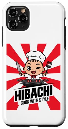 Hülle für iPhone 11 Pro Max Hibachi Kawaii Japanischer süßer Kochgrill Japan Hibachi von Hibachi Grilling Technique Love Japanese Food Chef