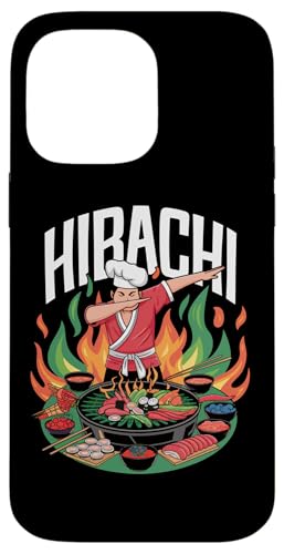 Hülle für iPhone 14 Pro Max Hibachi Chef Dabbing Japanisches Kochen Hibachi Teppanyak von Hibachi Grilling Technique Love Japanese Food Chef