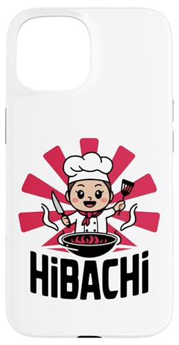 Hülle für iPhone 15 Hibachi Kawaii Japanischer Kochgrill Japan Hibachi von Hibachi Grilling Technique Love Japanese Food Chef