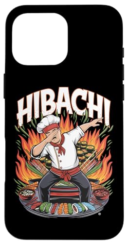 Hülle für iPhone 16 Pro Max Hibachi Japanischer Koch Grill Teppanyaki Love Hibachi von Hibachi Grilling Technique Love Japanese Food Chef