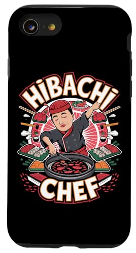 Hülle für iPhone SE (2020) / 7 / 8 Hibachi Love Japan Essen Kochen Teppanyaki Grill Hibachi von Hibachi Grilling Technique Love Japanese Food Chef