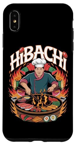 Hülle für iPhone XS Max Hibachi Japanischer Koch Kochen Teppanyaki Hibachi Grillen von Hibachi Grilling Technique Love Japanese Food Chef