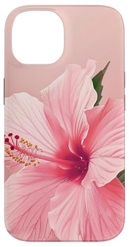 Hülle für iPhone 14 Rosa Hibiskusblüte, sommerliches Hawaii-Muster von Hibiscus Flower Ideas For Women & Girls