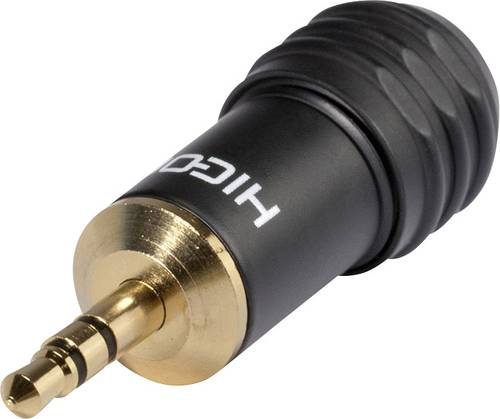 Hicon HI-J35M04 Klinken-Steckverbinder 3.5mm Stecker, gerade Schwarz 1St. Hicon HI-J35M04 Klinken-Steckverbinder 3.5mm Stecker, gerade Schwarz 1St. von Hicon