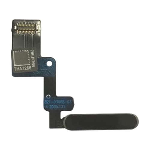 High-Tech Place Netztaste Fingerabdruckkabel für iPad Air 2020 10,9 / AIR 4 A2324 A2072 A2325 (schwarz) von High-Tech Place