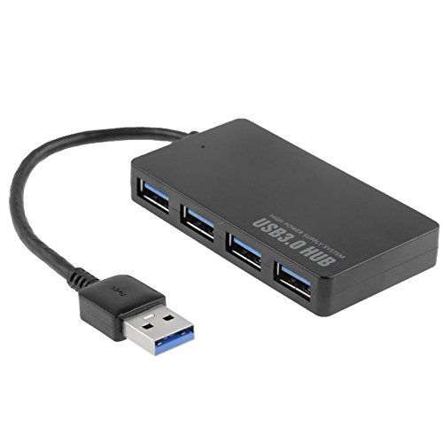 Tragbare Super Speed USB 3.0 HUB 4 Ports, mit LED-Indikator, 5 Gbit/s, Hot-swap, klares Signal USB 3.0) von High-Tech Place