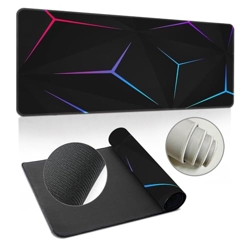 Highdi Gaming Mauspad XXL/XL, Groß Schreibtischunterlage Großes Mousepad Gaming PC Schreibtisch Matte Desk Mat Vernähte Kanten für Büro, Tastatur, Laptop (Kühl 8,600 * 1200 * 3mm) von Highdi