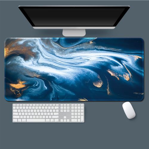 Highdi Gaming Mauspad XXL/XL, Muster Mauspad Groß Mousepad Genähten Kanten und Anti Rutsch Großes Mauspad Schreibtischunterlage Desk Mat für Büro, Tastatur, PC, Laptop (400 * 900 * 3mm,Stil 3) von Highdi