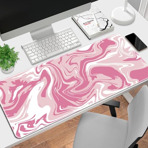 Highdi Gaming Mauspad XXL/XL/L,Abstraktion Muster Mauspad Groß Mousepad Genähten Kanten und Anti Rutsch Großes Mauspad Schreibtischunterlage Desk Mat für Büro,Tastatur,Laptop (300*800*2mm,Abstrakt 5) von Highdi