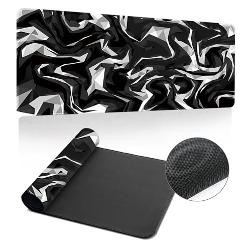 Highdi Violetter Stern Gaming Mauspad XXL/XL,Mauspad Groß Mousepad Genähten Kanten und Anti Rutsch Mauspad Schreibtischunterlage Desk Mat für Zuhause und Im Büro (Scherben,1000 * 500 * 4mm) von Highdi