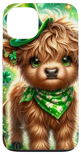 Hülle für iPhone 13 Highland Cow St. Patricks Day Paddy Irish Cow Moo Leprechaun von Highland Cow Land of NYC