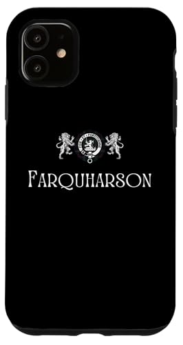 Hülle für iPhone 11 Farquharson Clan Scottish Name Wappen Tartan von HighlandFour