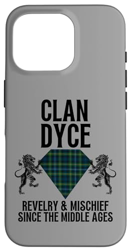 Hülle für iPhone 16 Pro Dyce Clan Scottish Name Wappen Tartan Family Party von HighlandFour