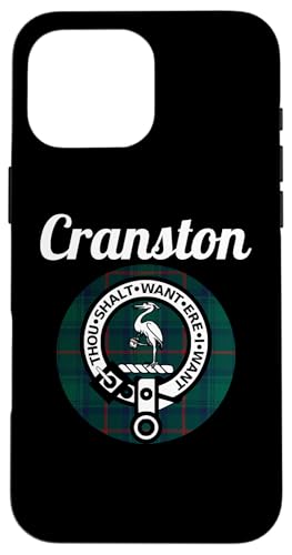 Hülle für iPhone 16 Pro Max Cranston Clan Schottischer Name, Wappen, Tartan von HighlandFour