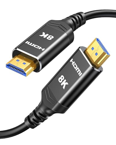 Highwings 8K HDMI 2.1 kabel 9M, HDMI Kabel CL3 In Wall 48Gbps High Speed Bewertet Langes,8K@60Hz,4K@120Hz/144Hz UHD,Dynamisches HDR eARC 3D Dolby Atmos 4:4:4 HDCP 2.2 & 2.3 von Highwings